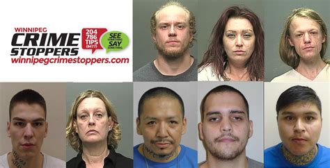 Six criminals were tracked down after about a decade. . Manitoba warrant list